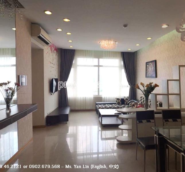 Cho thuê căn hộ Saigon Pearl Ruby2 tầng thấp 2PN