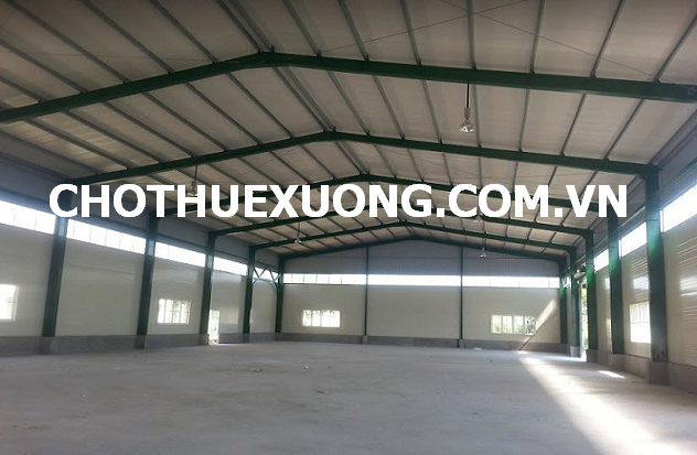Cho thuê xưởng tại Thanh Liêm Hà Nam DT 2215m2 giá rẻ 