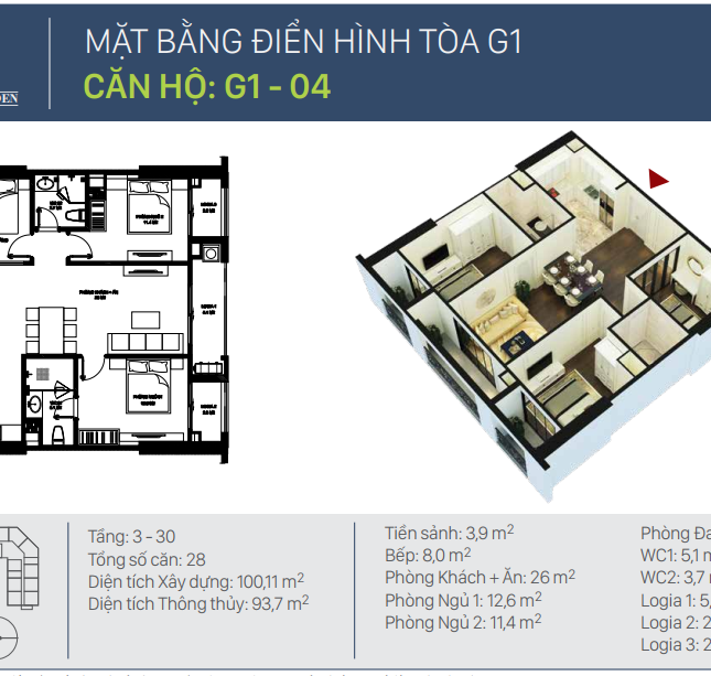 Bán căn hộ chung cư tại Dự án Sunshine Garden, Hai Bà Trưng,  Hà Nội diện tích 13,000m2  giá 28 Triệu/m²