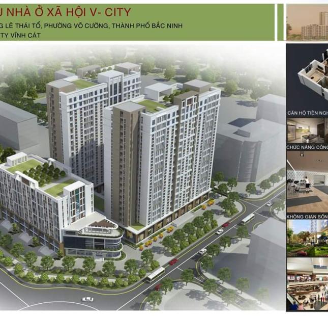  Chính chủ cần bán căn góc V-City căn 1114 tại trung tâm TP.Bắc Ninh
