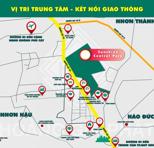 Mở bán khu đô thị Quy Nhơn New City nằm ngay trung tâm An Nhơn - Bình Định - giá chỉ 1,1 tỷ