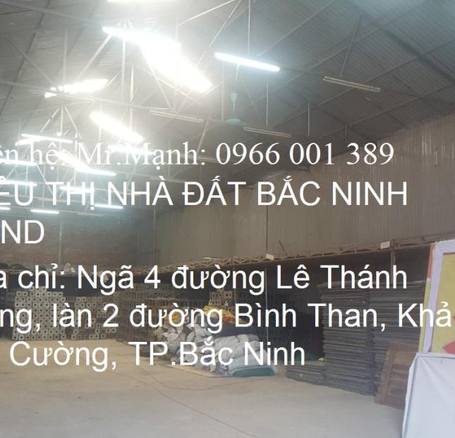 Cho thuê kho xưởng rộng 350m2 tại khu Khắc Niệm, TP.Bắc Ninh