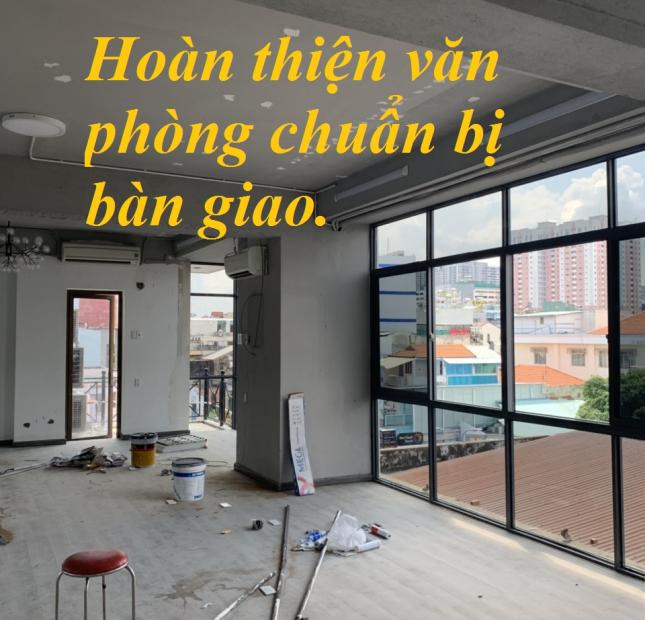 Văn phòng quận 1. 120m2, mặt tiền đường Hồ Hảo Hớn. Khúc giao Trần Hưng Đạo.