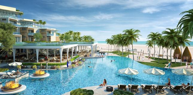 Bán cắt lỗ căn 2 ngủ view hồ bơi và biển- Premier Residences Phú Quốc