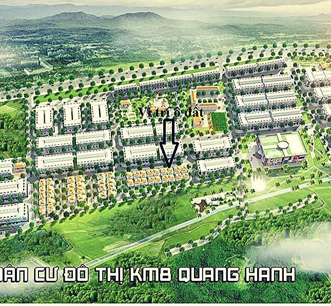 Bán đất sân vườn tại dự án Km8- Quang Hanh- Cẩm Phả- Quảng Ninh giá đầu tư