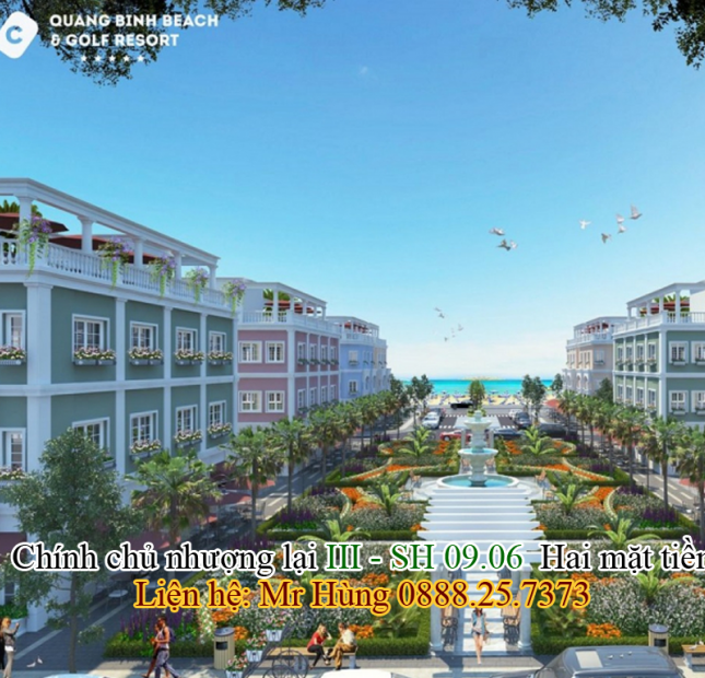 Cần bán SHOPHOUSE 2 mặt tiền, view khách sạn 5 sao FLC Quảng Bình