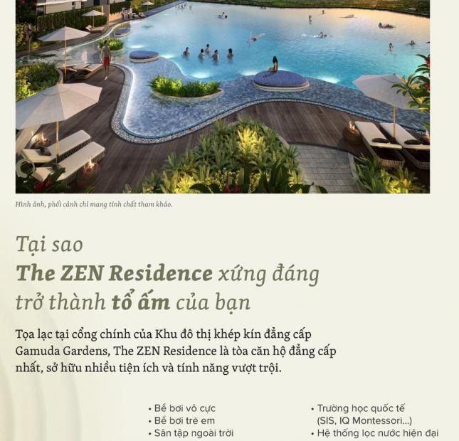 Gia đình cần tiền gấp bán căn hộ 03PN view đẹp dự án The Zen giá chỉ từ 1.700tr
