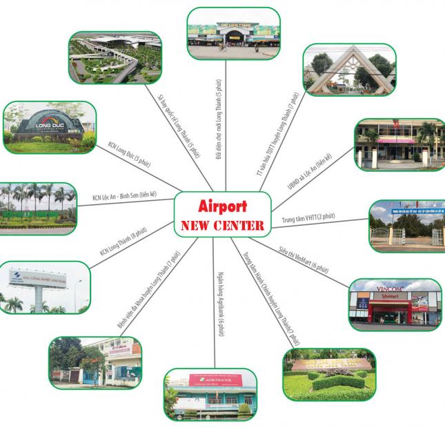 Bán đất nền dự án Airport New Center, HOT nhất tại Long Thành, Đồng Nai