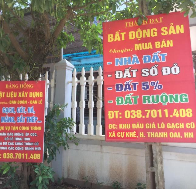 bán đất lk16 khu đấu giá lò gạch xã cự khê huyện thanh oai hà nội