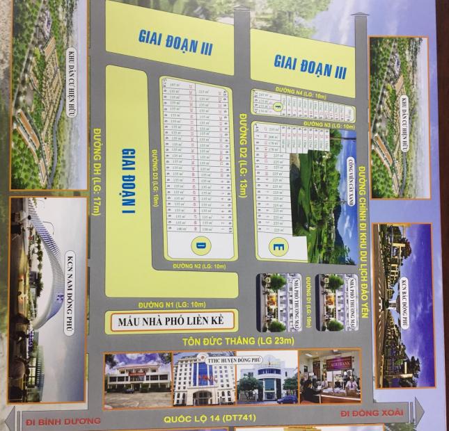 Chính thức mở bán đất nền  ngay chung tâm hành chính huyện Đồng Phú  tỉnh Bình Phước , mặt tiền quốc lộ 14 