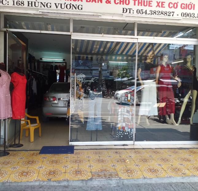 Cho thuê hoặc bán nhà nguyên căn mặt tiền ở 168 Hùng Vương phường Phú Nhuận TP Huế