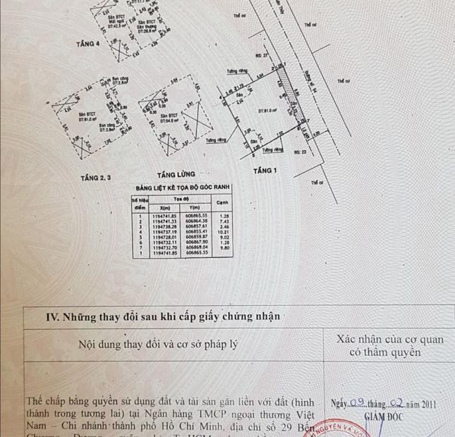 Bán nhà 5 tâng đường Nguyễn Bá Huân - 10mx11m - HĐT 30TR/TH - 12 tỷ