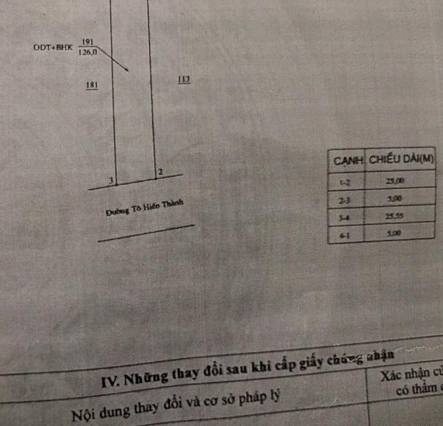 Bán đất mặt tiền tại Phường Trần Phú, TP. Quảng Ngãi