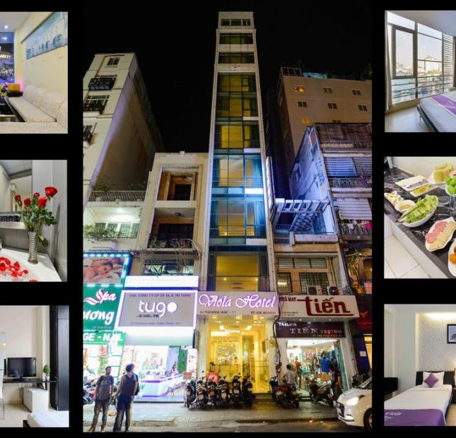 Cho thuê khách sạn Mặt Tiền Thủ Khoa Huân,P.Bến Thành,Q.1 dt4x20m, 6 Lầu 20 phòng