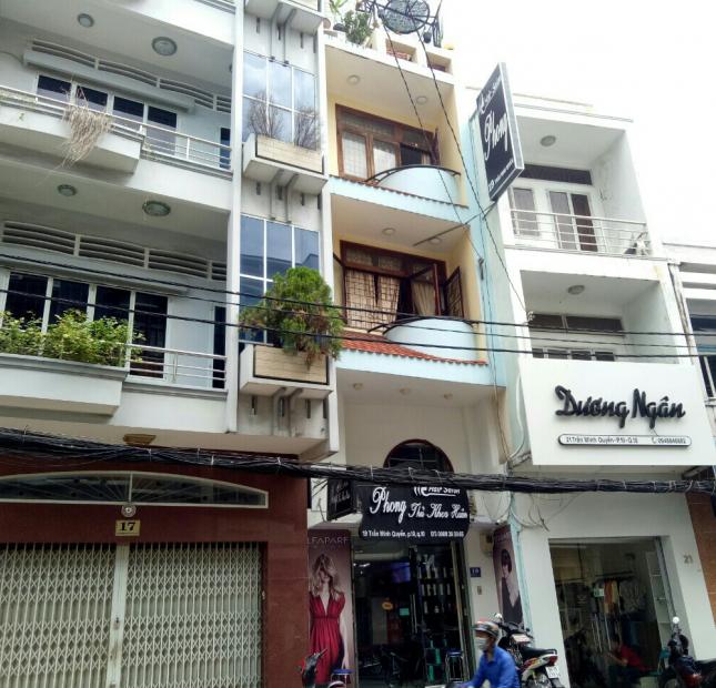 Xuất cảnh bán nhà mặt phố Đào Duy Từ ngay Nguyễn Tiểu La Q10, DT: 3.2 x18m giá chỉ 12.5 tỷ