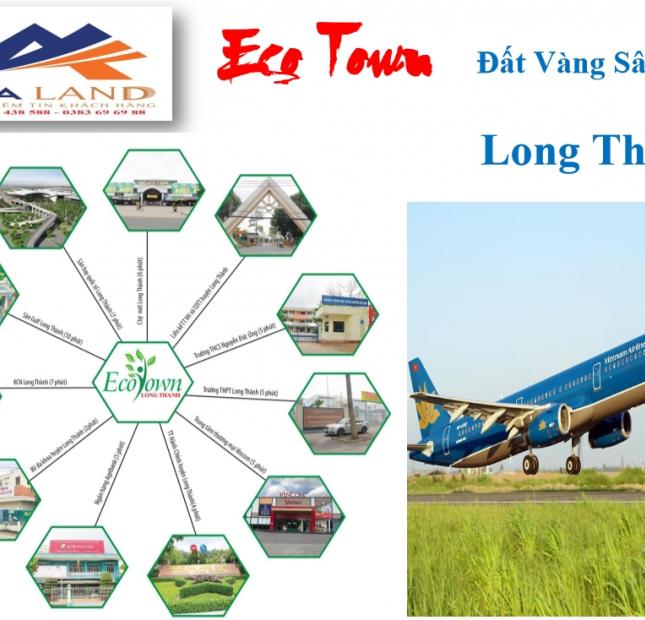Eco Town Long Thành ngay trung tâm hành chính Long Thành, đón đầu sân bay Quốc tế Long Thành
