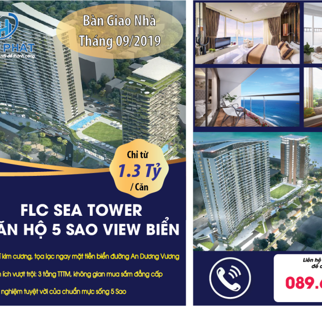 Tháng 9/2019 bàn giao nhà - Bán lại căn hộ mặt biển FLC Sea Quy Nhơn ( S= 45m2 giá 1.6 tỷ) - Liên ...