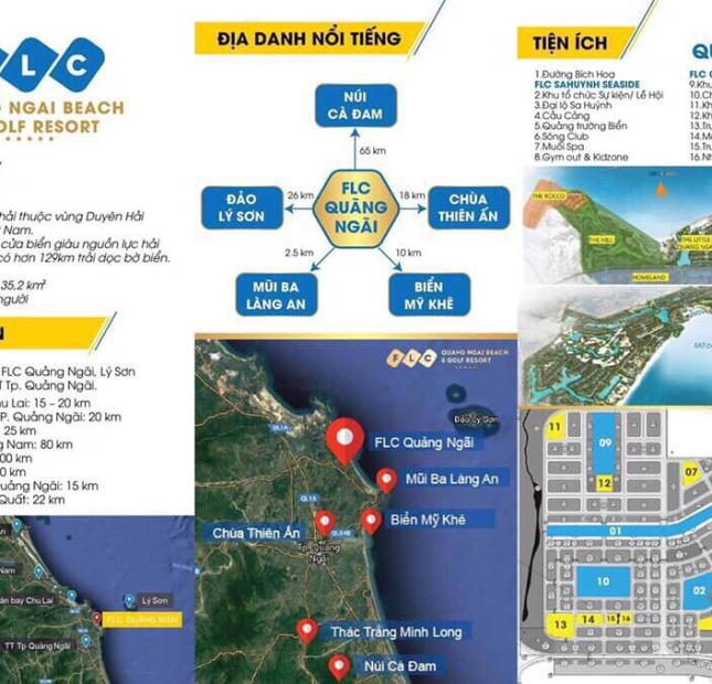 Bán nhà biệt thự, liền kề, shophouse tại Dự án FLC Quảng Ngãi Beach & Golf Resort, Bình Sơn,  Quảng Ngãi diện tích 120m2  giá 2.100.000.000 Triệu/m²