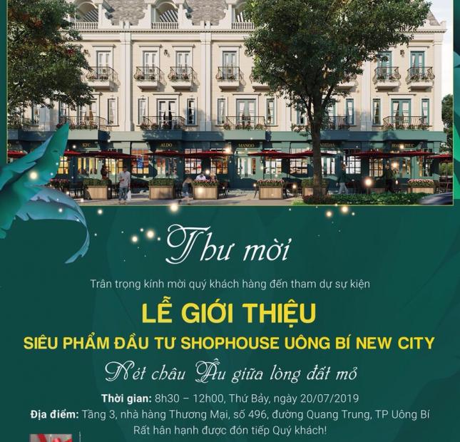 Lễ giới thiệu siêu phẩm đầu tư shophouse Uông Bí NewCity 20-7