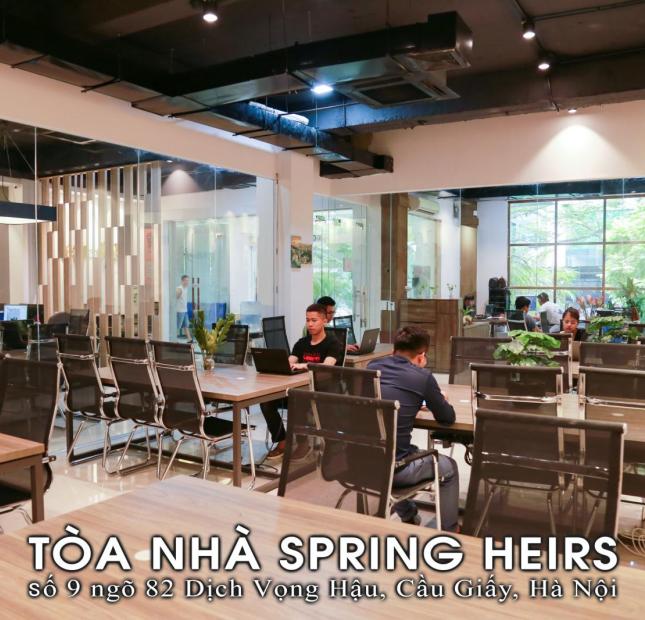 CHO THUÊ VĂN PHÒNG DT 40M2 TẠI SỐ 9 NGÕ 82 DỊCH VỌNG HẬU, Q. CẦU GIẤY