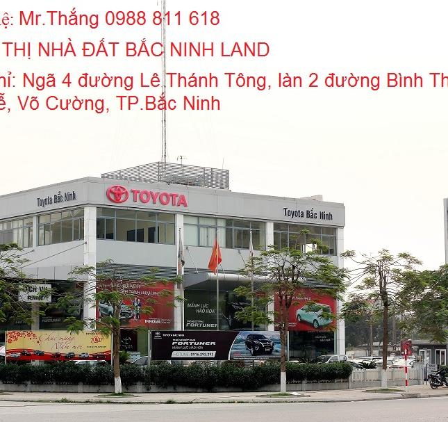 Cần bán lô đất mặt đường kinh doanh Lý Quốc Sư nhìn thẳng Toyota tại TP.Bắc Ninh