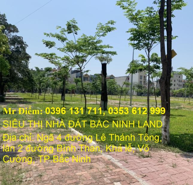  Chính chủ cần bán lô đất vị trí nhìn sang vườn hoa tại Khả Lễ, TP.Bắc Ninh