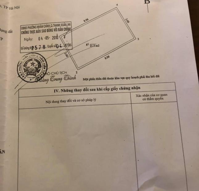 Bán nhà Quan Nhân 82M2, 5TẦNG, MẶT TIỀN 4.5, GIÁ 7.65 tỷ Thanh Xuân.