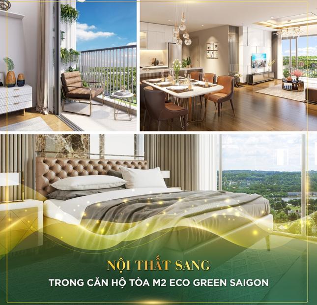 Bán căn 1pn 44m2 tầng 15 dự án Ecogreen Sài Gòn giá CĐT không chênh