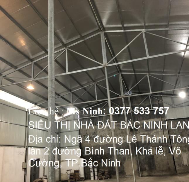 Cho thuê kho xưởng rộng 1000m2 tại Thuận Thành, Bắc Ninh