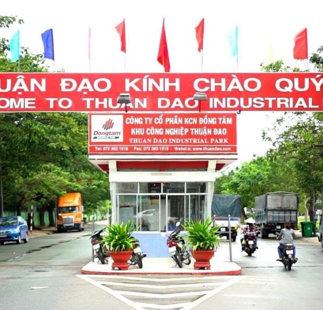 [Tôi Dũng] bán gấp lô góc ngay cổng KCN Thuận Đạo, 7*22m2, 9tr/m2, 2 MẶt TIỀN