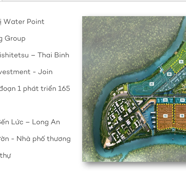 Đầu tư nhà phố - biệt thự xây sẵn cùng KĐT đằng cấp Water Point của Nam Long chỉ từ 2,3 tỷ Lh 0938677909