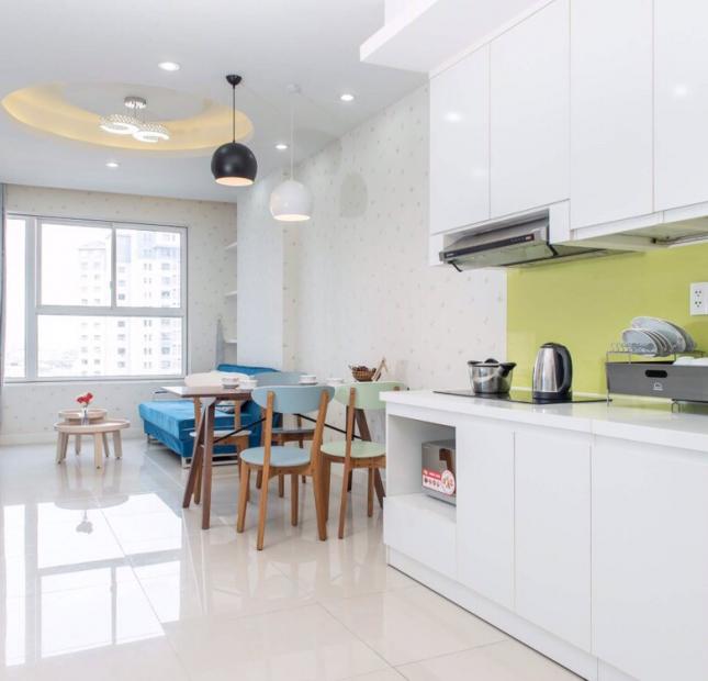 Cho thuê căn hộ Hưng Phúc - Happy Residence 2PN, full nội thất 17 triệu/th. Tell:  0906.385.299  (EM HÀ )