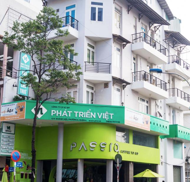 Cao ốc văn phòng 60m2 đường Khánh Hội chính chủ giá rẻ.