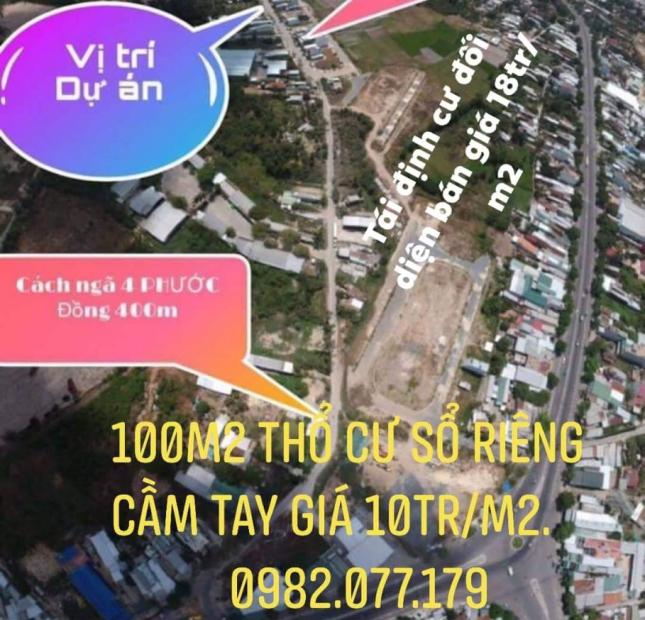 Bán 2 lô đất thổ cư Phước Đồng đối diện khu TDC Phước Lợi, 920tr/lô