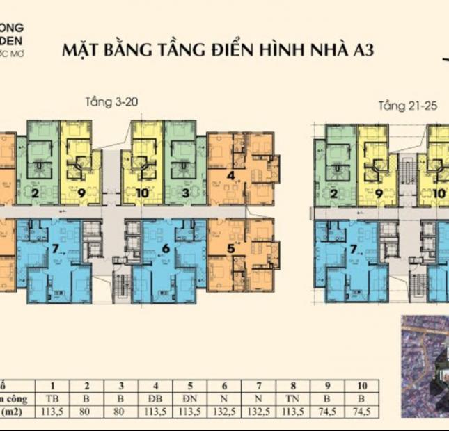 Bán căn hộ chung cư tại Dự án Thăng Long Garden, Hai Bà Trưng,  Hà Nội diện tích 132m2  giá 25 Triệu/m²