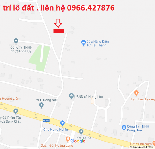 Lô góc 643m2, sổ hồng, liền kề khu công nghiệp, chợ, trường học