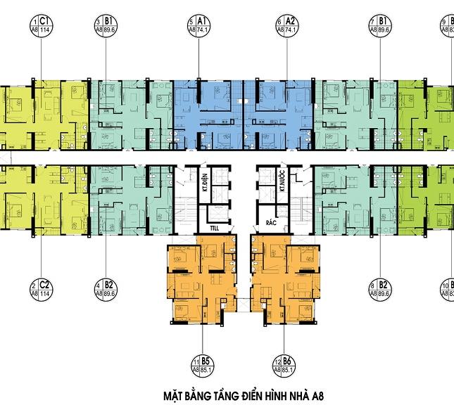 [An Bình City] Bán căn góc 112,5 m2 tòa A8 view hồ điều hòa 15ha