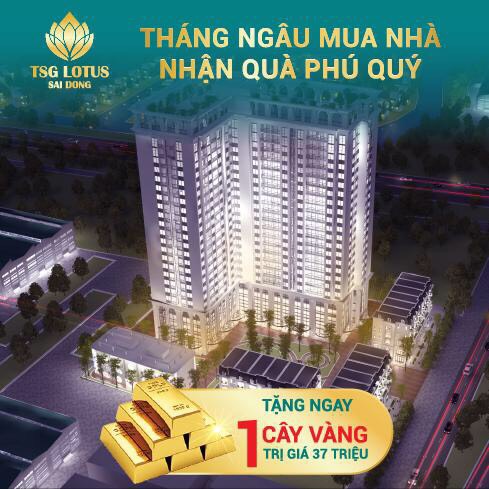 TSG Lotus Sài Đồng nhận nhà tháng 3/2020 giá căn 2PN + 1 đa năng/86m2 chỉ 2,1 tỷ, CK 3%