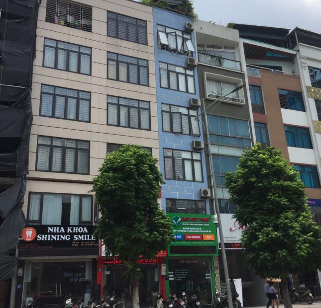 Cho thuê nhà phố Trần Duy Hưng 100m2, 6 tầng:Thời trang, ngân hàng, spa, Giá cực rẻ 60Tr