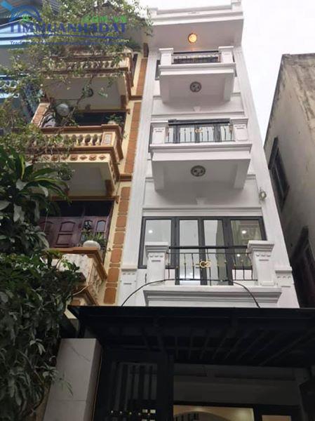 Bán nhà chính chủ 5 tầng 35m2 mặt ngõ lớn Nguyễn Văn Huyên xây mới đẹp, sổ đỏ ngay