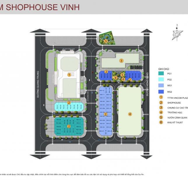 Nhanh tay để sở hữu căn hộ Vincom Shophouse Vinh, chỉ từ 8 tỷ đồng