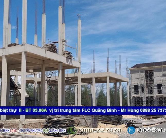Chính chủ cần nhượng biệt thự II-BT 0306A, trung tâm FLC Quảng Bình