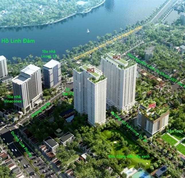 Cho thuê sàn thương mại Ecolake Vew Đại Từ, Hoàng Mai,Hà Nội  50m2,150m2,1000m2
