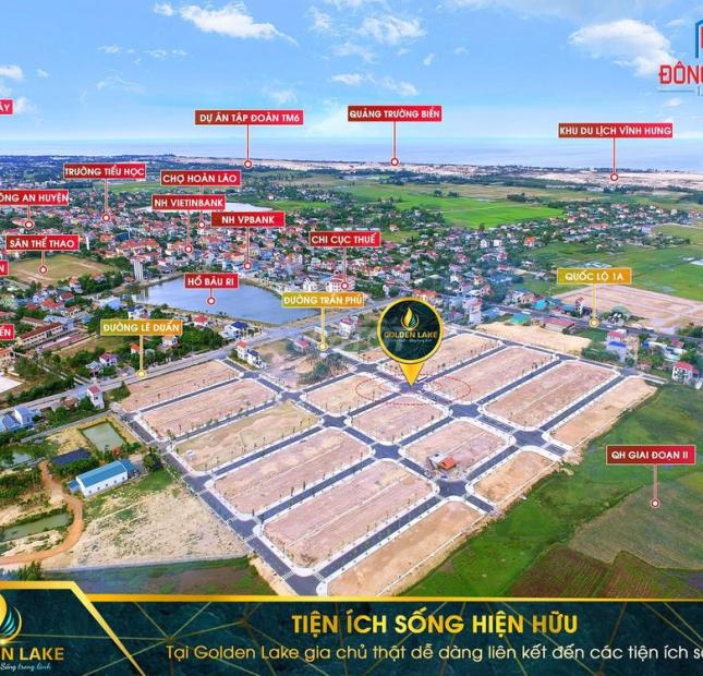 Golden Lake  Quảng Bình dự án đất nền đã có sổ đỏ, LH: 0905133726 (BQLDA) để được tư vấn đặt chỗ