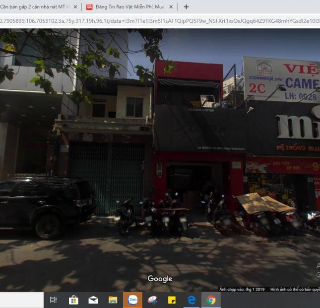 Kẹt tiền bán gấp nhà nát đường Nguyễn Thị Minh Khai, q1, 85m2 giá 3.7 tỷ