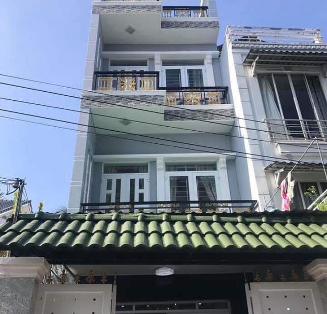 Cần bán nhà mặt tiền hẻm 1806 Huỳnh Tấn Phát, Nhà Bè, Dt 4x18m, 3 lầu, ST. Giá 5,2 tỷ