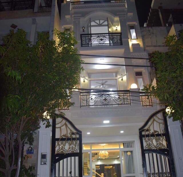 Bán nhà HXH 8m đường Nguyễn Xí, Bình Thạnh ,DTSD 205m2, nhà 4 tầng,khu vip,Giá 8,5 tỷ, LH 0906060548