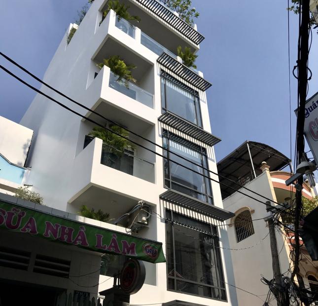 Cho thuê nhà MT Nguyễn thị minh khai, P5, Q3, DT: 4x 20m, 6 tầng, giá 135 triệu
