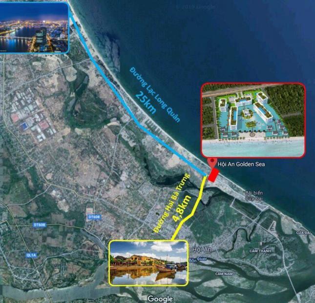 Tiếp nối dự án Golden Bay, CĐT Hoà Bình mở bán dự án Hội An Golden Sea tiêu chuẩn 7*