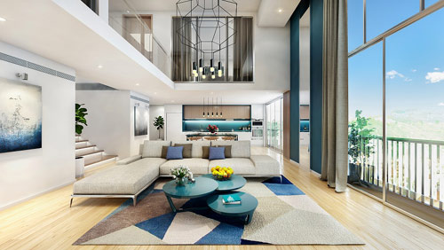 Chính chủ bán gấp căn hộ Duplex 76m2 view Hồ Tây đẹp tại dự án PentStudio nhận nhà full nội thất